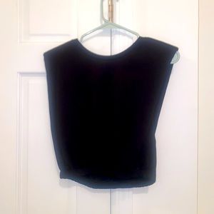 Zara shoulder pad top